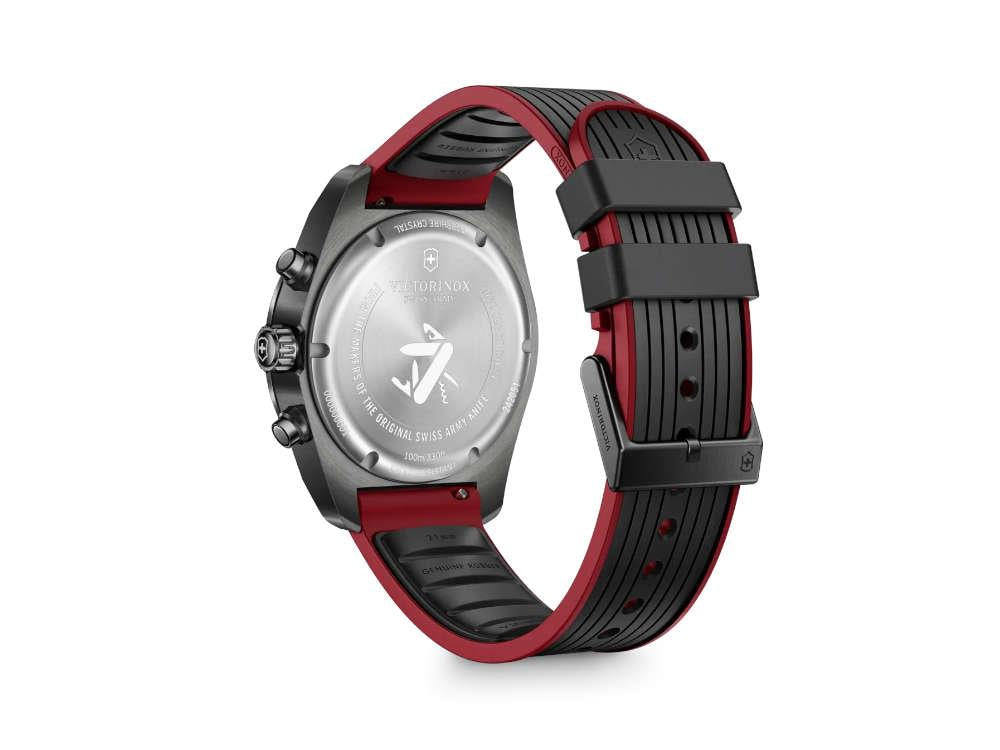 Reloj de Cuarzo Victorinox Swiss Army, Negro, 42 mm, Cronógrafo, V242051