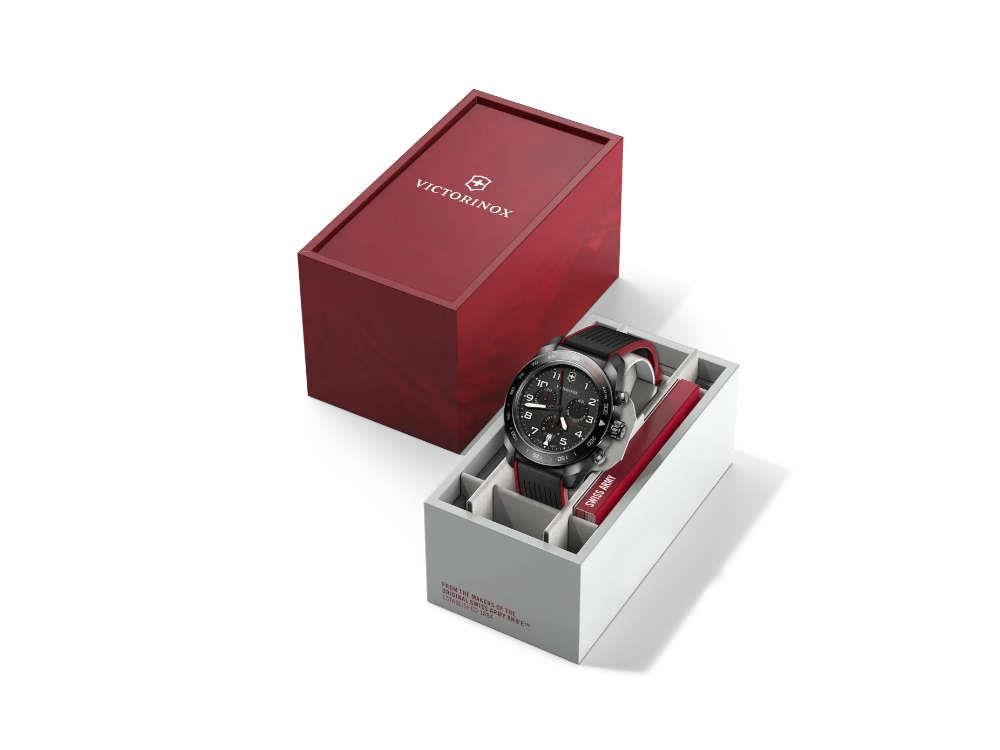 Reloj de Cuarzo Victorinox Swiss Army, Negro, 42 mm, Cronógrafo, V242051