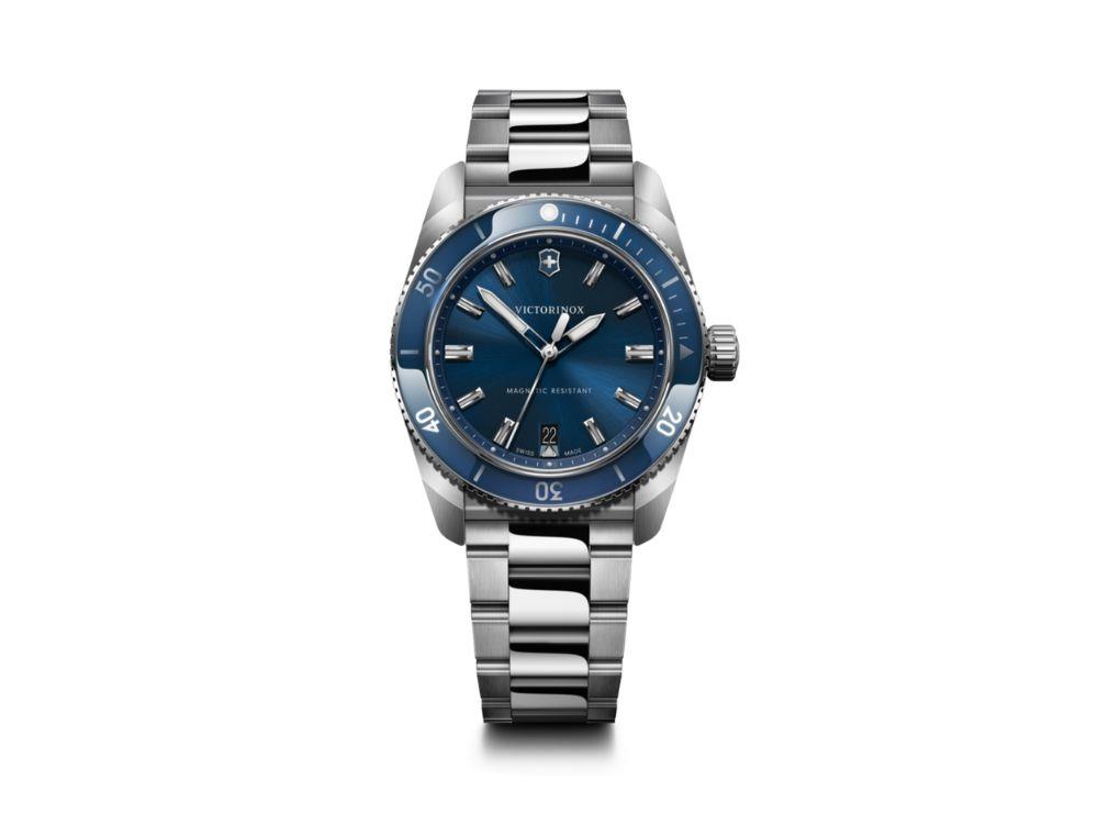 Reloj de Cuarzo Victorinox Maverick, Acero Inoxidable 316L, Azul, 39 mm, V242095