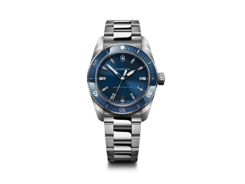 Reloj de Cuarzo Victorinox Maverick, Acero Inoxidable 316L, Azul, 39 mm, V242095