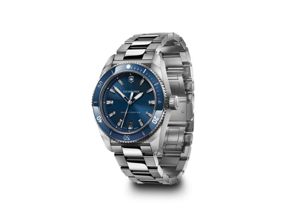 Reloj de Cuarzo Victorinox Maverick, Acero Inoxidable 316L, Azul, 39 mm, V242095