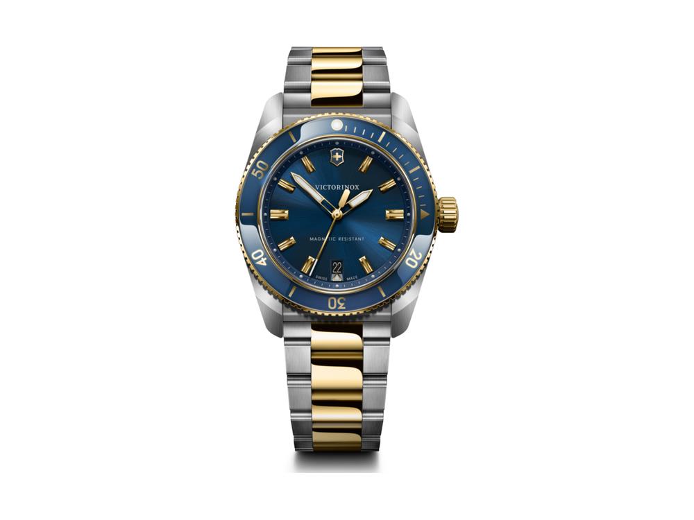 Reloj de Cuarzo Victorinox Maverick, Acero Inoxidable 316L, Azul, 39 mm, V242100