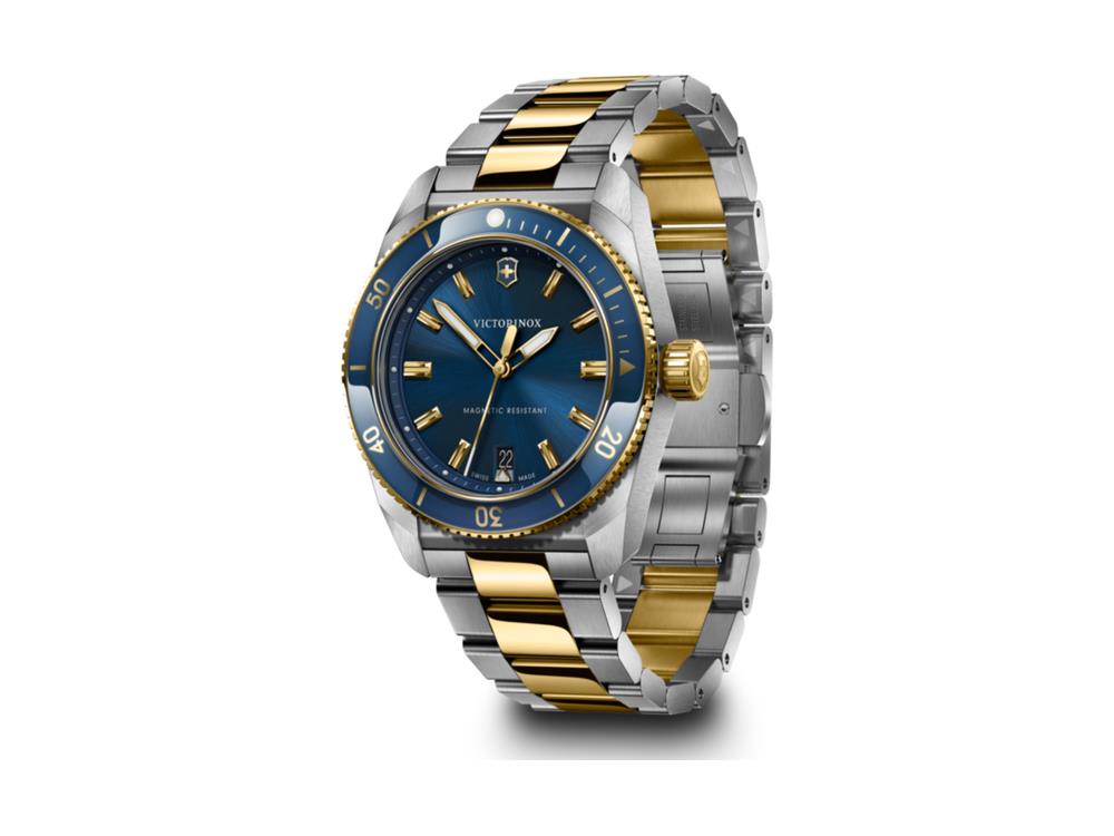 Reloj de Cuarzo Victorinox Maverick, Acero Inoxidable 316L, Azul, 39 mm, V242100