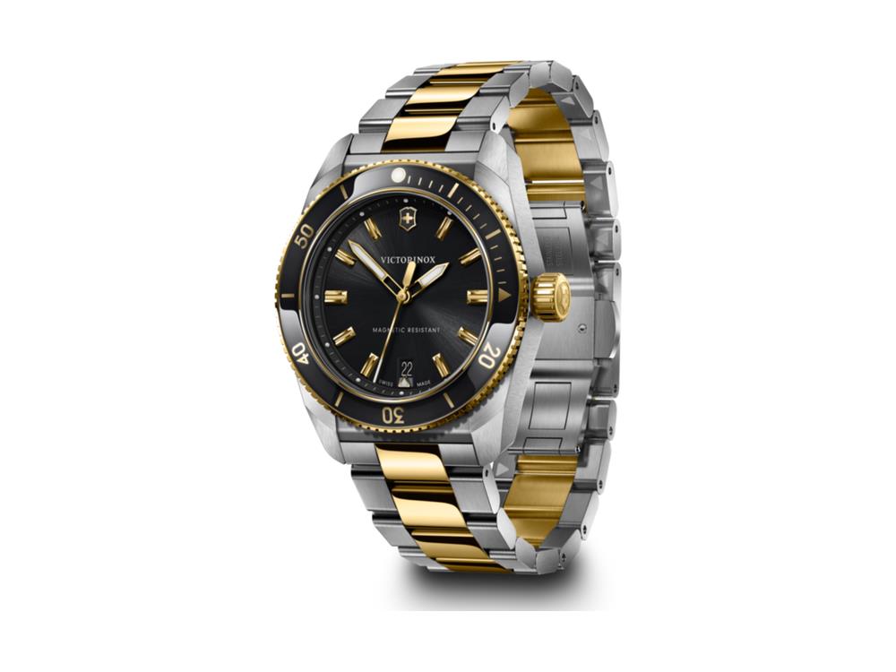 Reloj de Cuarzo Victorinox Maverick, Acero Inoxidable 316L, Negro, V242102