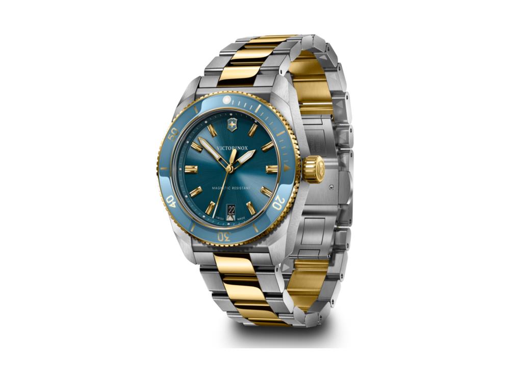 Reloj de Cuarzo Victorinox Maverick, Acero Inoxidable, Azul Celeste, V242103