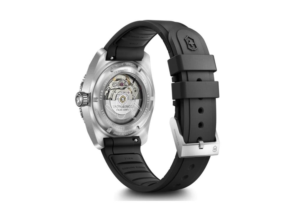 Reloj Automático Victorinox Maverick, Acero Inoxidable 316L, Negro, V242104