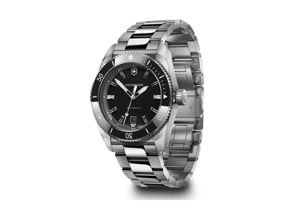 Reloj Automático Victorinox Maverick, Acero Inoxidable 316L, Negro, V242105