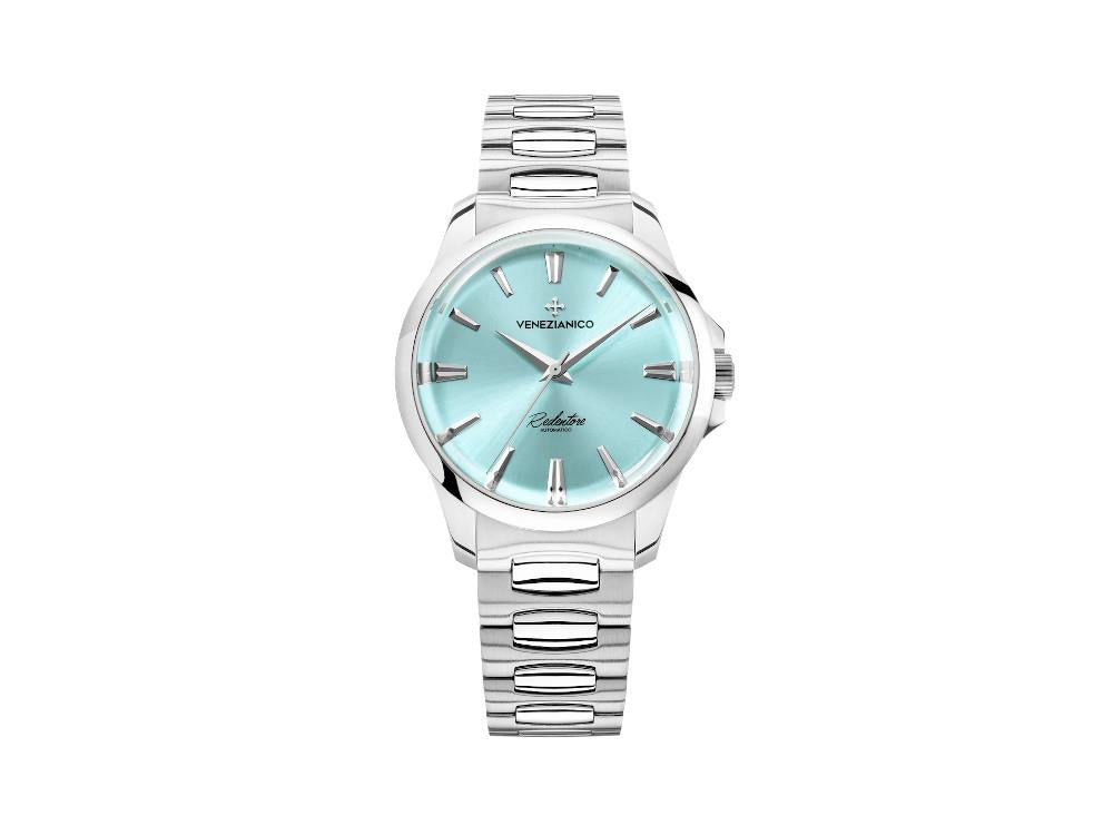 Reloj Automático Venezianico Redentore, 36 mm, Azul Celeste , 1121502C