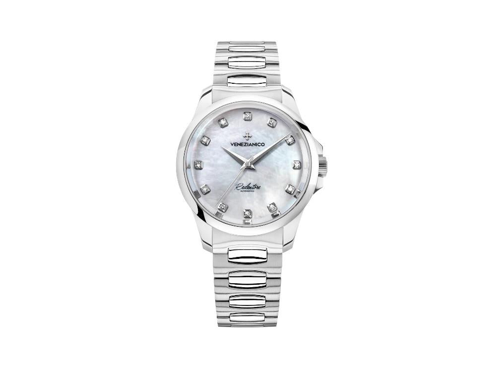 Reloj Automático Venezianico Redentore 36 mm, Blanco, 1121520C