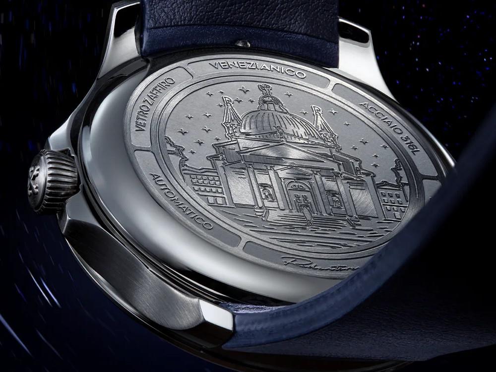 Reloj Automático Venezianico Redentore Avventurina 36 mm, Azul, 1121550