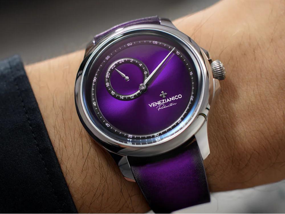 Reloj Automático Venezianico Redentore Enigma, 40 mm, Violeta, 1221572