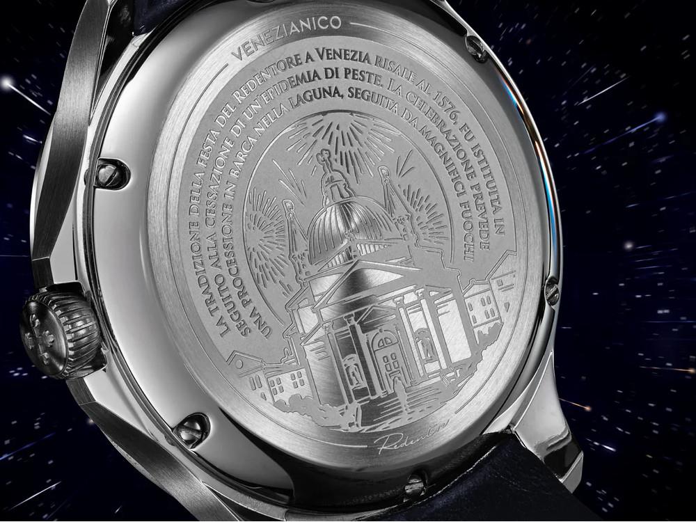 Reloj Automático Venezianico Redentore Bellanotte, 40 mm, Negro, 1221575