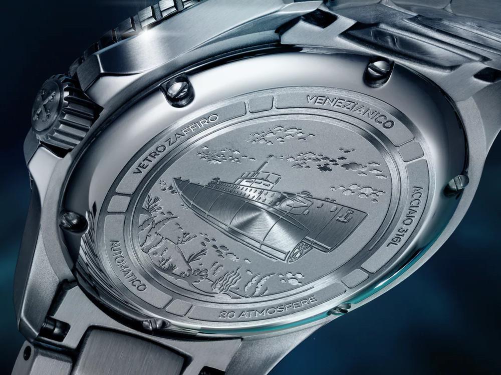 Reloj Automático Venezianico Nereide Tungsteno 39 mm,  3121540C