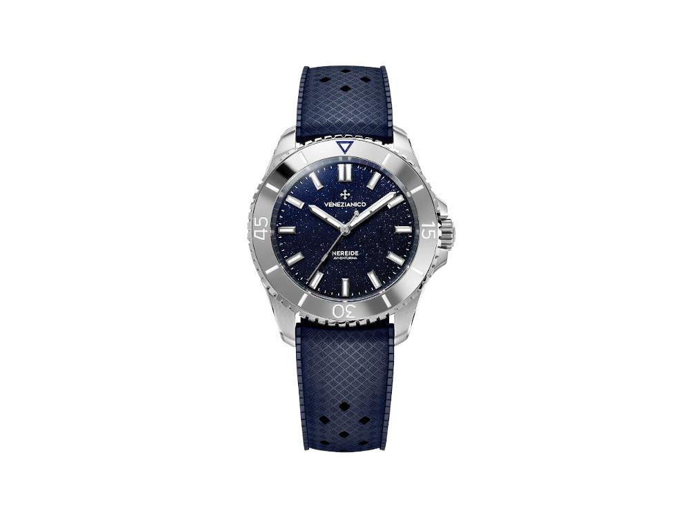 Reloj Automático Venezianico Nereide Avventurina 39 mm, Azul, 3121551