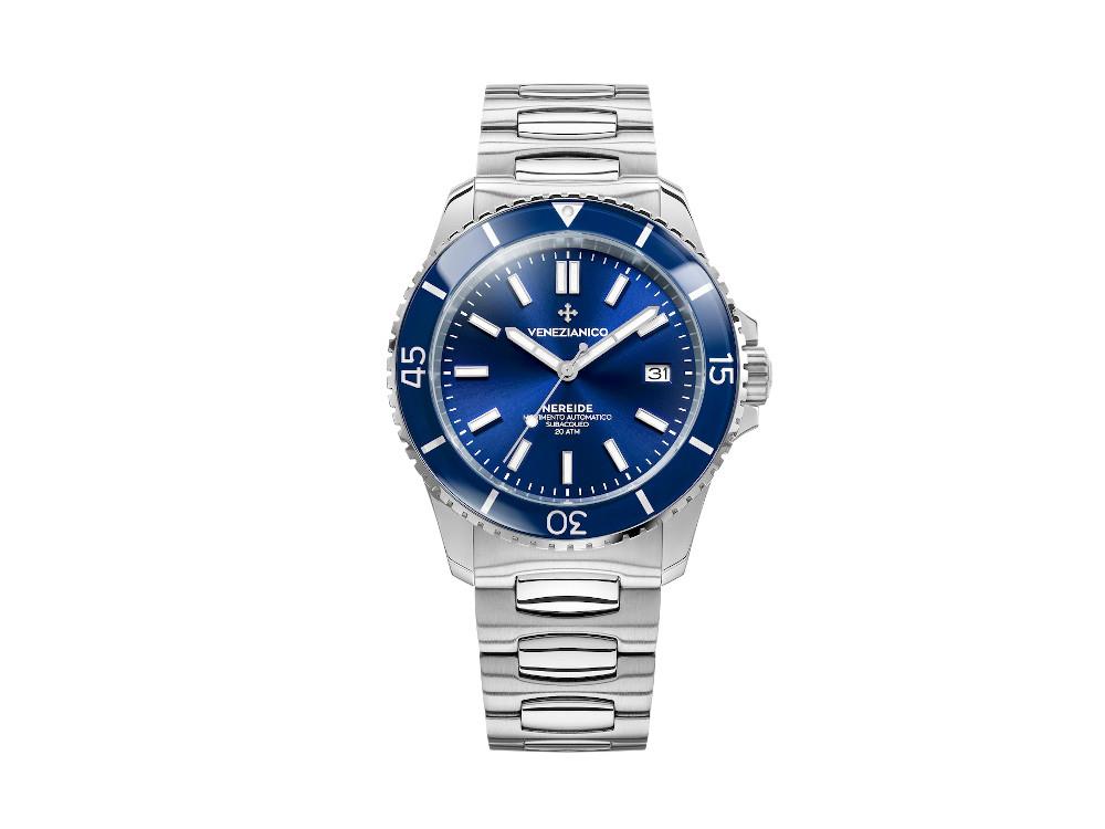Reloj Automático Venezianico Nereide 42 mm, Azul, 3321502C