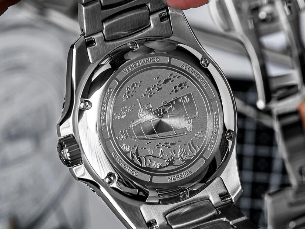 Reloj Automático Venezianico Nereide, 42 mm, Verde, 3321511C