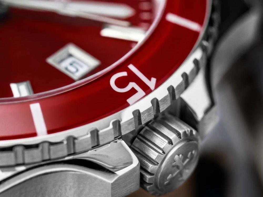 Reloj Automático Venezianico Nereide, 42 mm, Burdeos, 3321513C