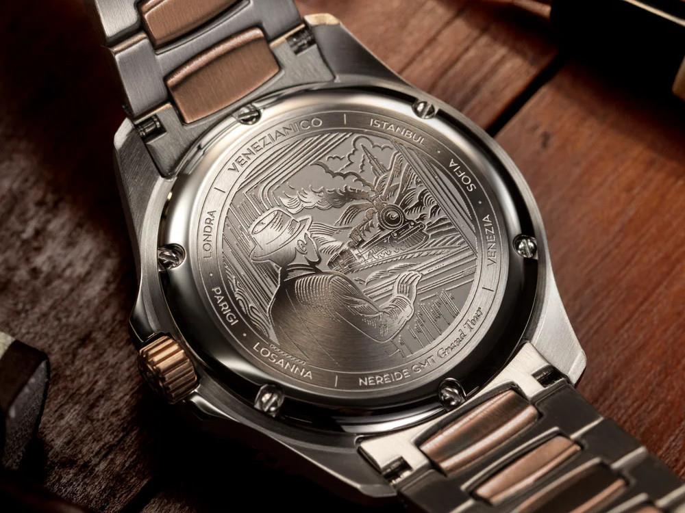 Reloj Automático Venezianico GMT Grand Tour Nereide, 39 mm, 3521510C