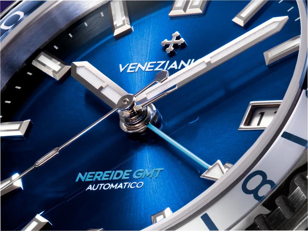 Reloj Automático Venezianico Nereide GMT, 39 mm, Azul, 3521511S