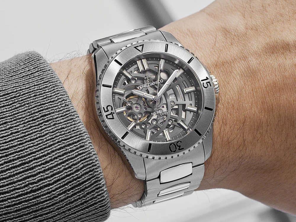 Reloj Automático Venezianico Nereide Ultraleggero 42 mm, Gris, 3921508C