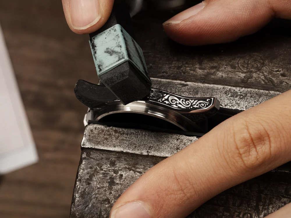 Reloj Automático Venezianico Nereide Acquaforte, 42 mm, Negro, 3921520