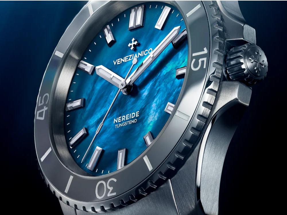 Reloj Automático Venezianico Nereide Tungsteno 42 mm, Azul, 3921541C
