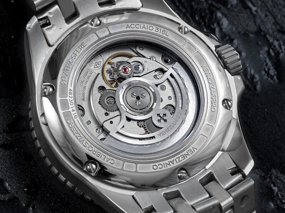 Reloj Automático Venezianico Nereide GMT Ceratung™, 42 mm, Negro, 4521500S