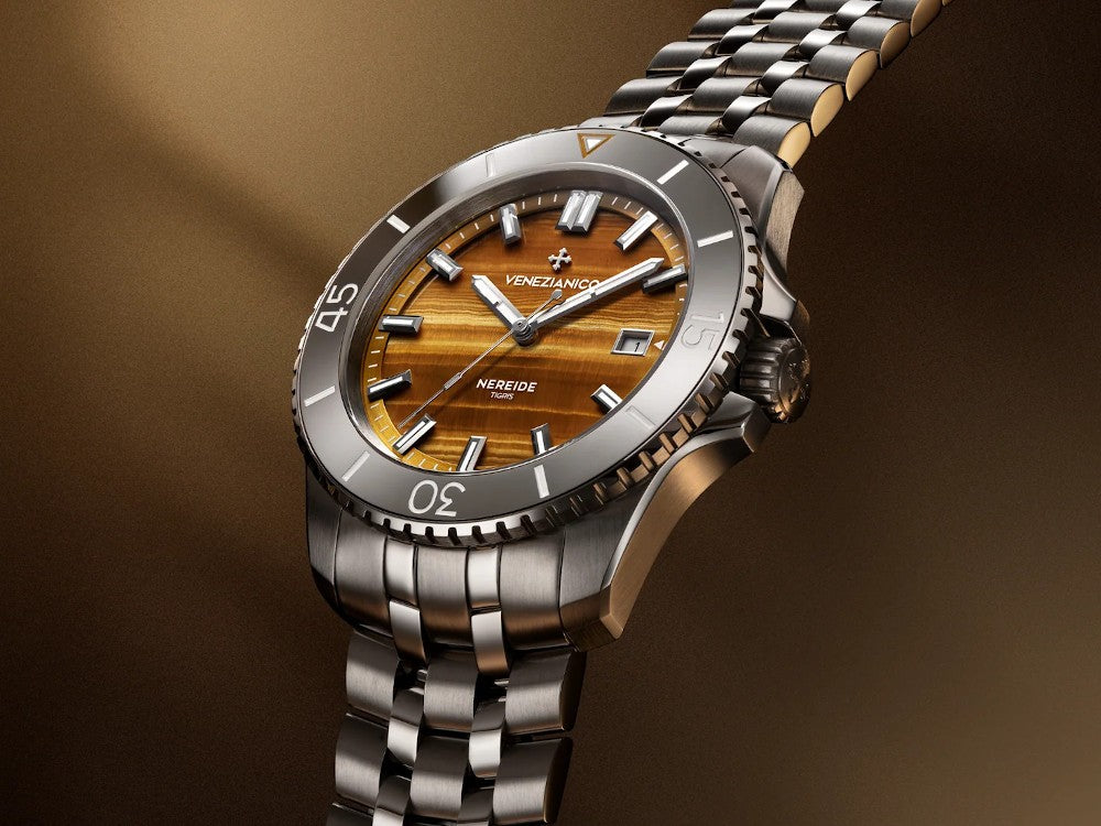 Reloj Automático Venezianico Nereide Tigris, 42 mm, Marrón, 4521543S