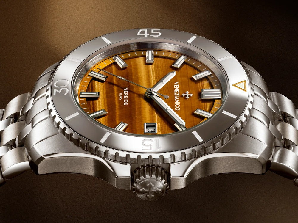 Reloj Automático Venezianico Nereide Tigris, 42 mm, Marrón, 4521543S