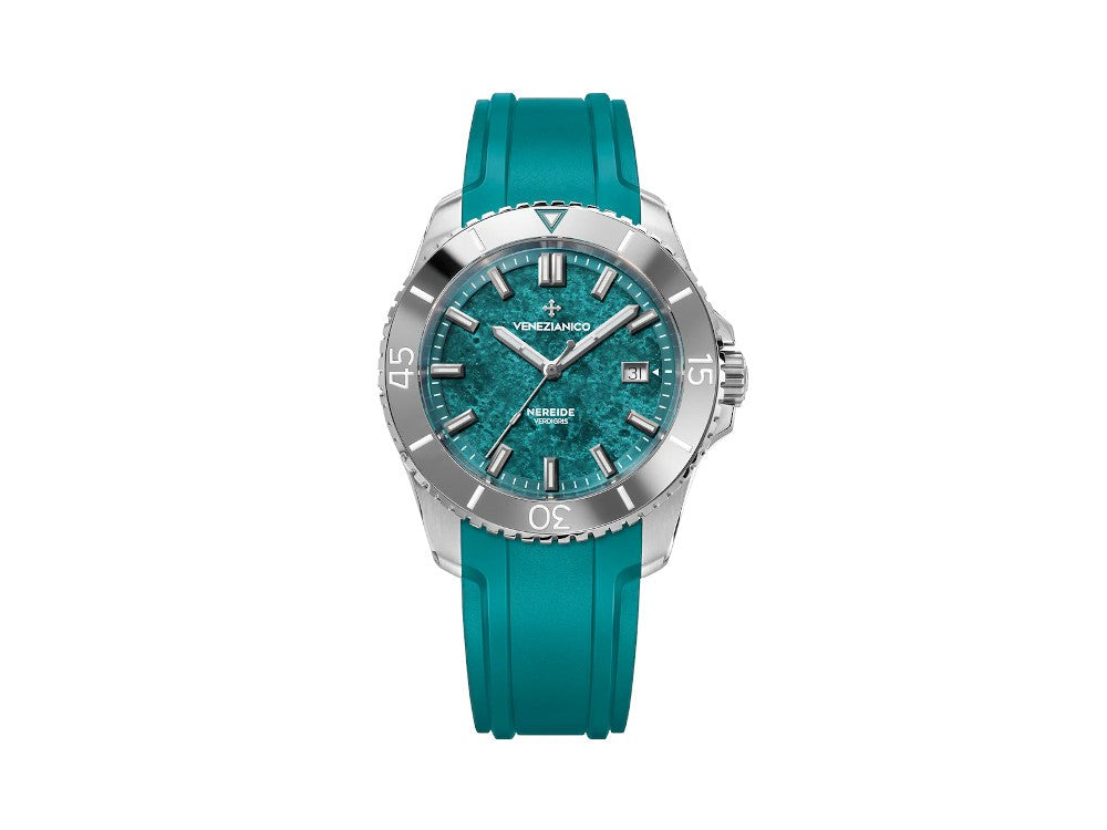 Reloj Automático Venezianico Nereide Verdigris, 42 mm, Turquesa, 4521549