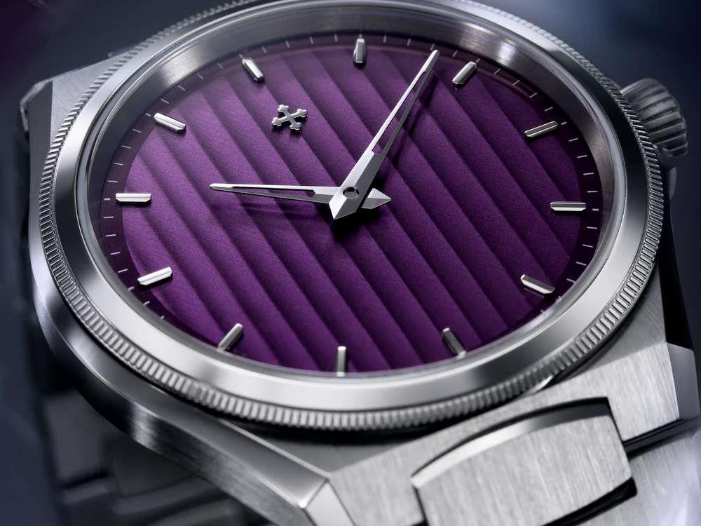 Reloj Automático Venezianico Arsenale, 40 mm, Violeta, 6221501C
