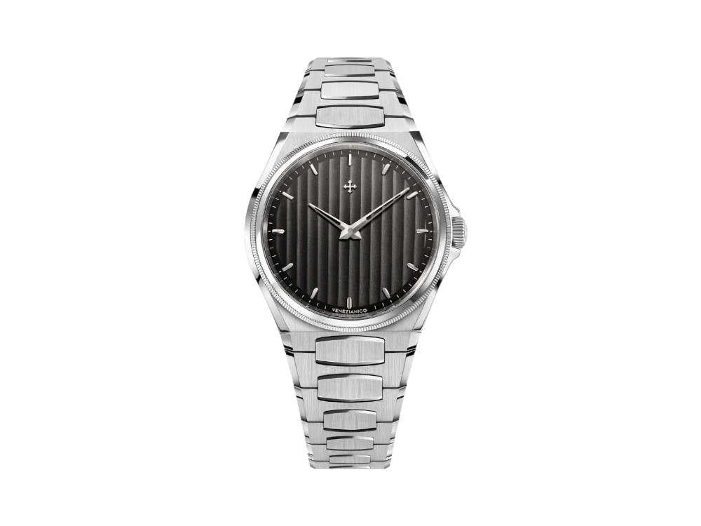 Reloj Automático Venezianico Arsenale, 40 mm, Gris, 6221503C