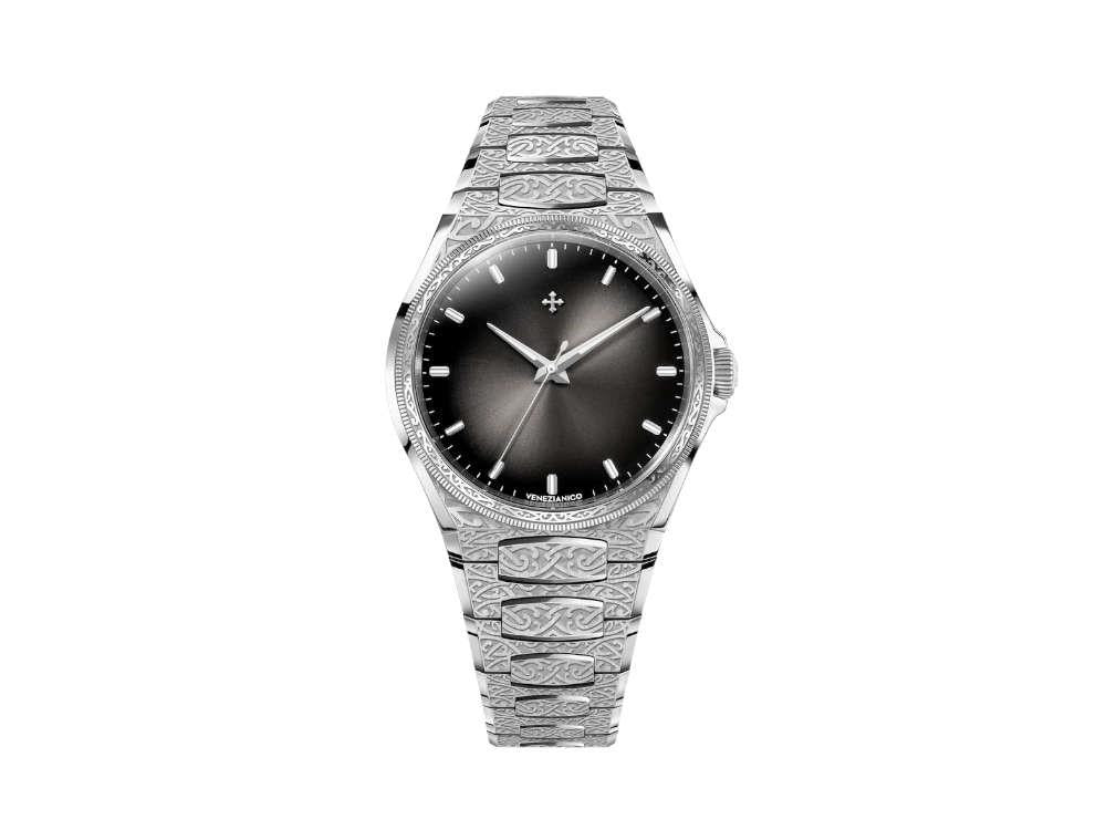 Reloj Automático Venezianico Arsenale Bizantino, 40 mm, Negro, 6221520C