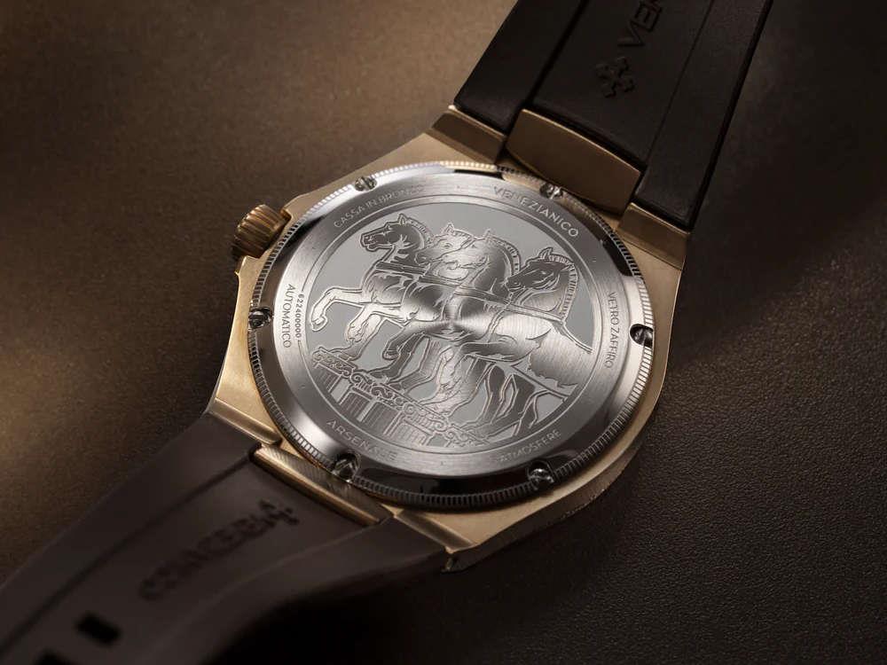 Reloj Automático Venezianico Arsenale Bronzo, 40 mm, Marrón, 6221555