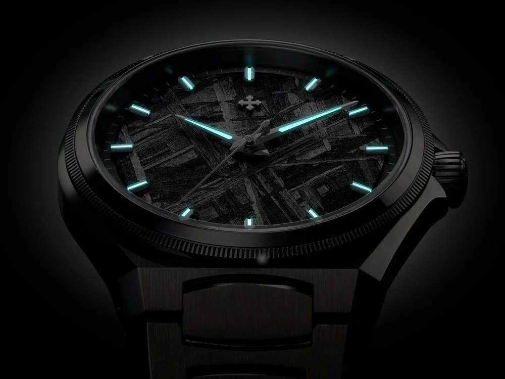 Reloj Automático Venezianico Arsenale Meteorite, 40 mm, Gris, 6221560C