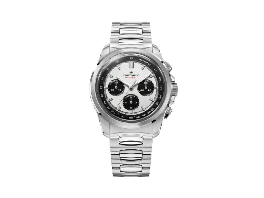 Reloj Automático Venezianico Bucintoro, 42 mm, Blanco, 8221510C