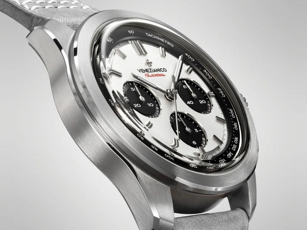 Reloj Automático Venezianico Bucintoro, 42 mm, Blanco, 8221510C