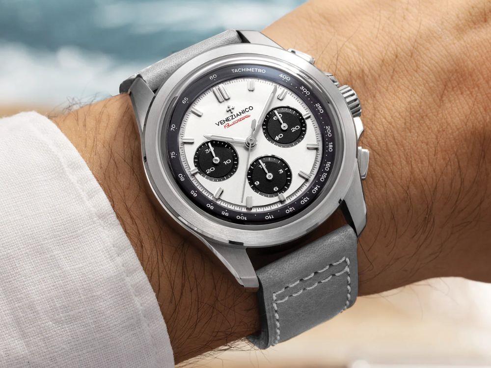 Reloj Automático Venezianico Bucintoro, 42 mm, Blanco, 8221510C