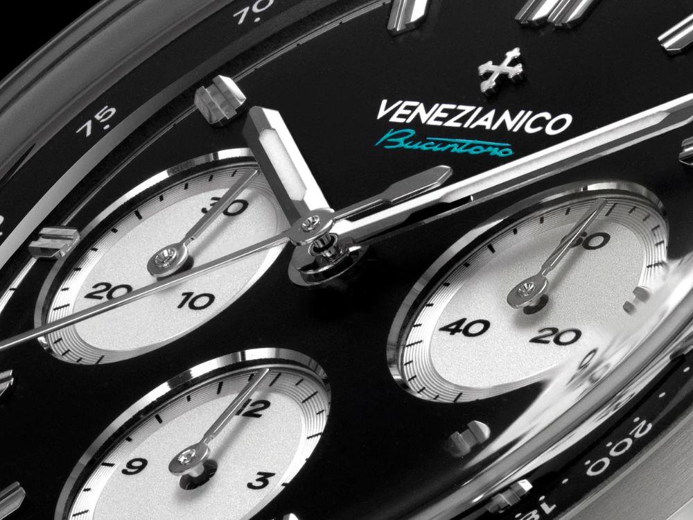 Reloj Automático Venezianico Bucintoro, 42 mm, Negro, 8221511C