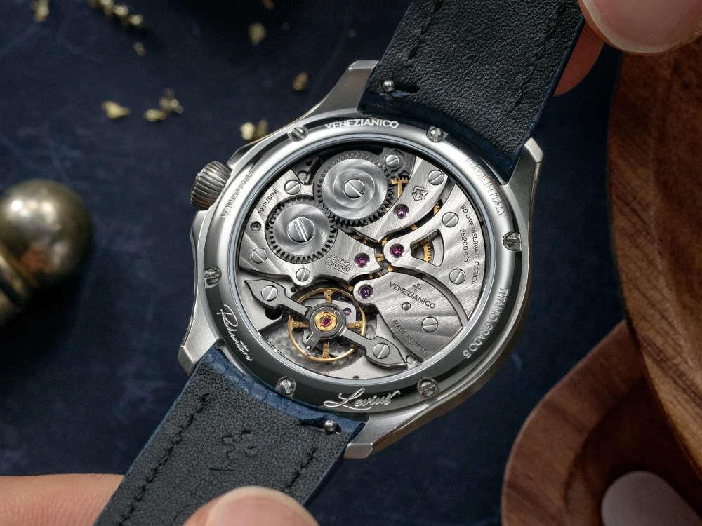 Reloj Automático Venezianico Redentore Levius, 38 mm, Azul, Edición Limitada