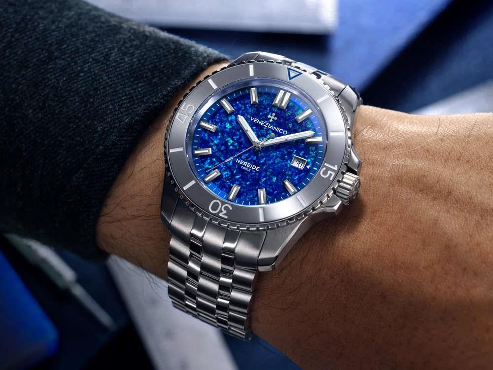 Reloj Automático Venezianico Nereide Opale Blu, 42 mm, Edición Limitada