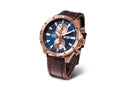Reloj de Cuarzo Vostok Europe Almaz, PVD, Azul, 47 mm, Cronógrafo, 6S11-320B660