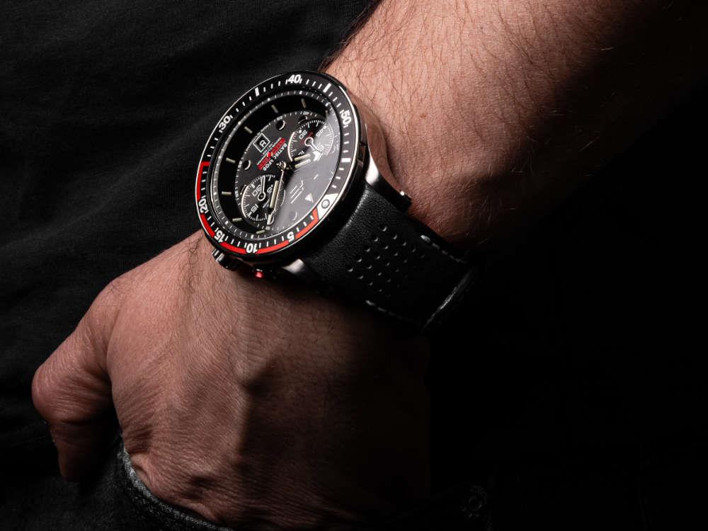 Reloj de Cuarzo Vostok Europe Batiscafos, Negro, 49.7 mm, 6S21-511A771-L-BK