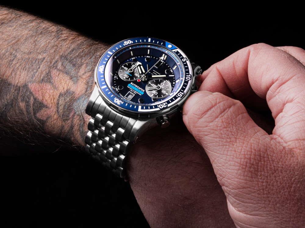 Reloj de Cuarzo Vostok Europe Batiscafos, Azul, 49.7 mm, 6S21-511A772-L-BL