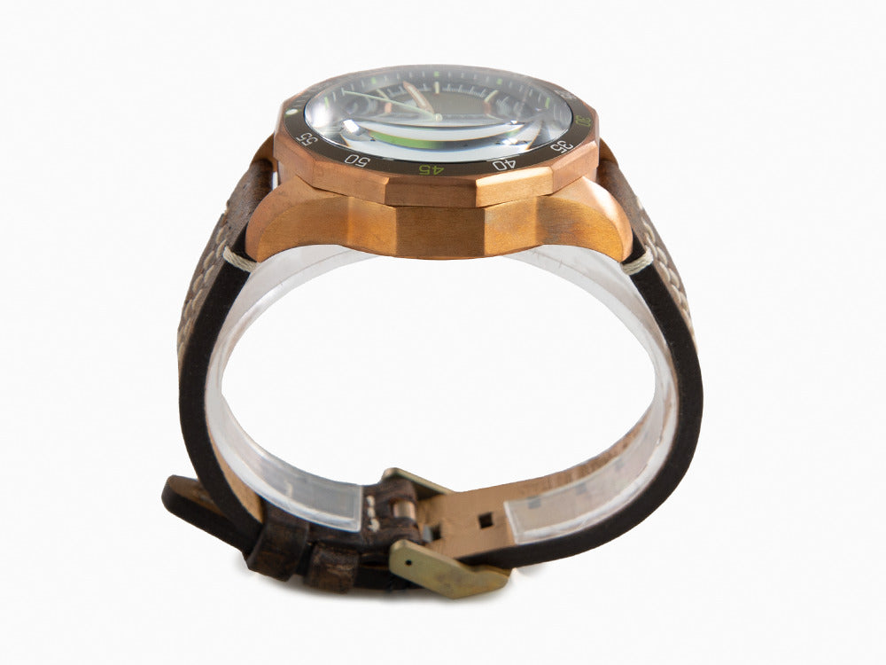 Reloj Automático Vostok Europe Rocket N-1, Bronce, Verde, 46mm, NE57-225O565