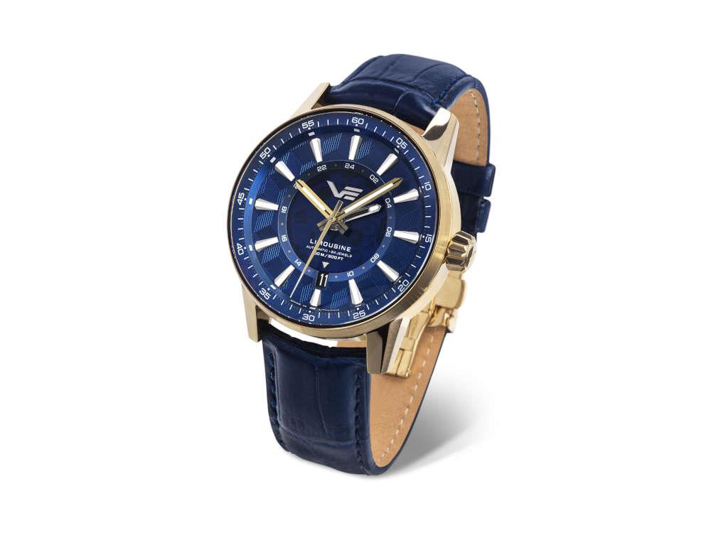 Reloj Automático Vostok Europe Limousine GMT, Edición Limitada, NH34-561B786