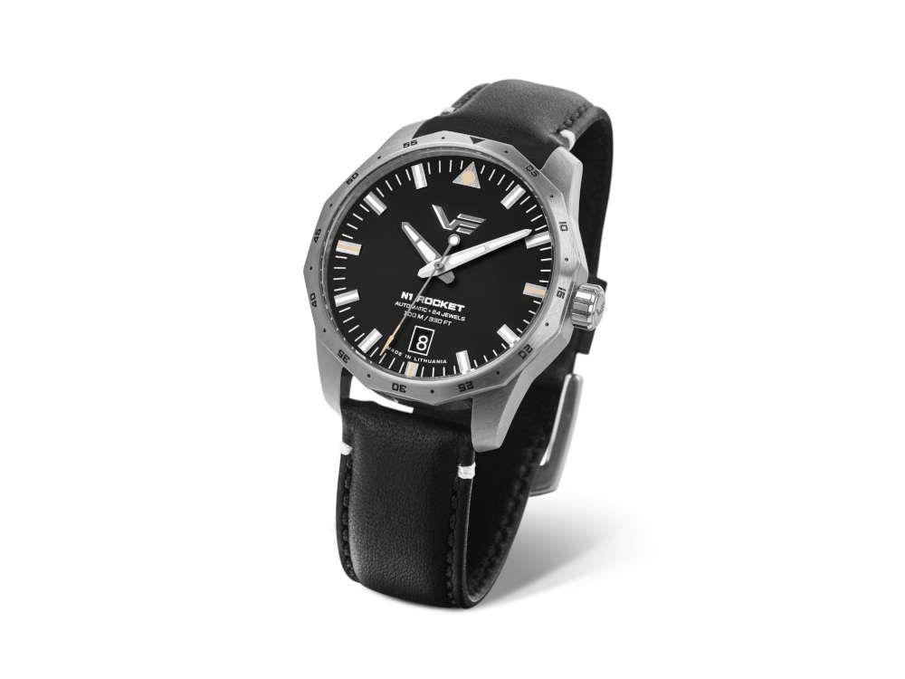 Reloj Automático Vostok Europe Rocket N1 Compact, Negro, 39mm, NH35-125A747-L-BK