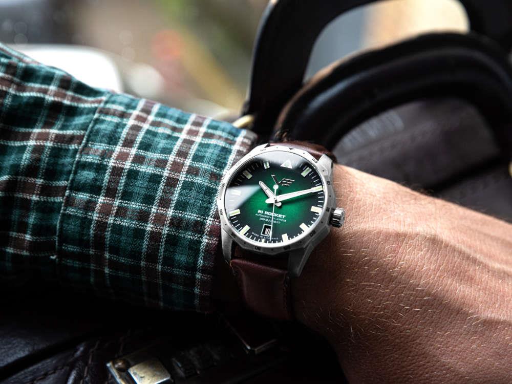 Reloj Automático Vostok Europe Rocket N1 Compact, Verde, 39 mm, NH35-125A749