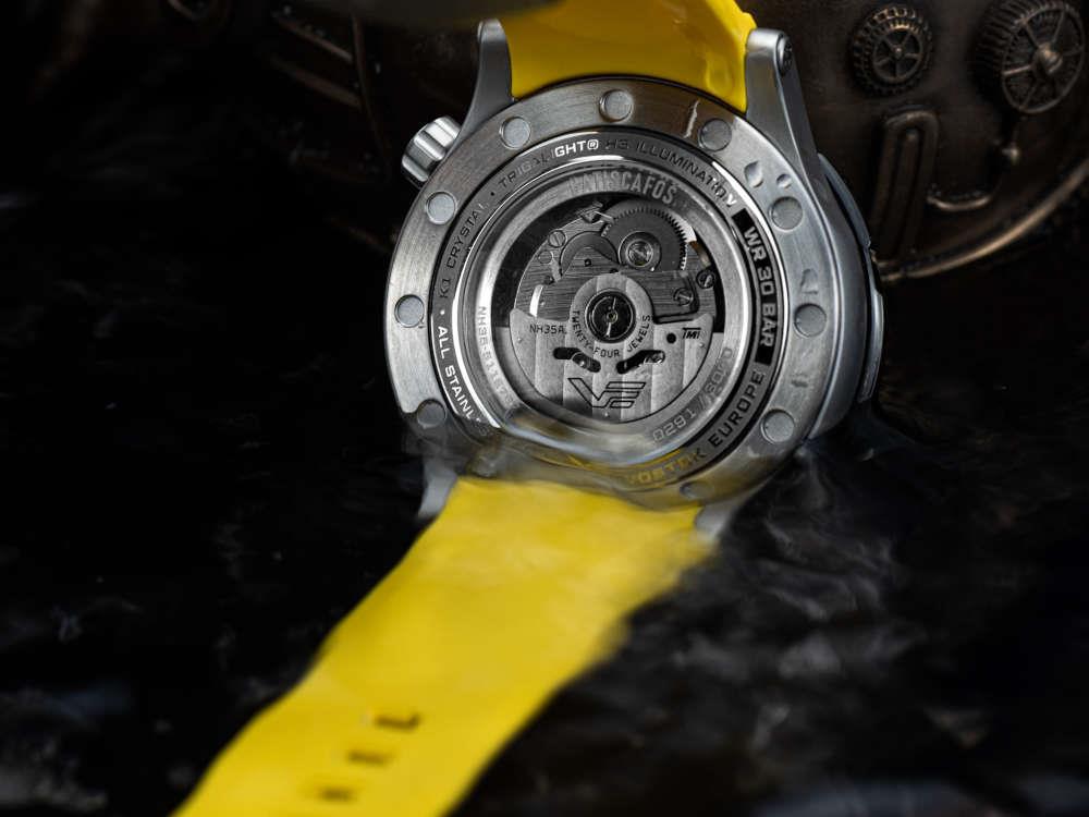 Reloj Automático Vostok Europe Batiscafos, Negro, 49.7 mm, NH35-511E767-L-BK