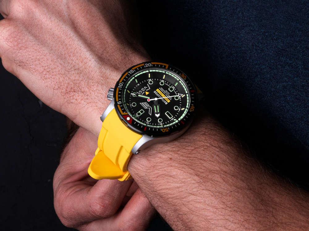 Reloj Automático Vostok Europe Batiscafos, Negro, 49.7 mm, NH35-511E767-L-BK